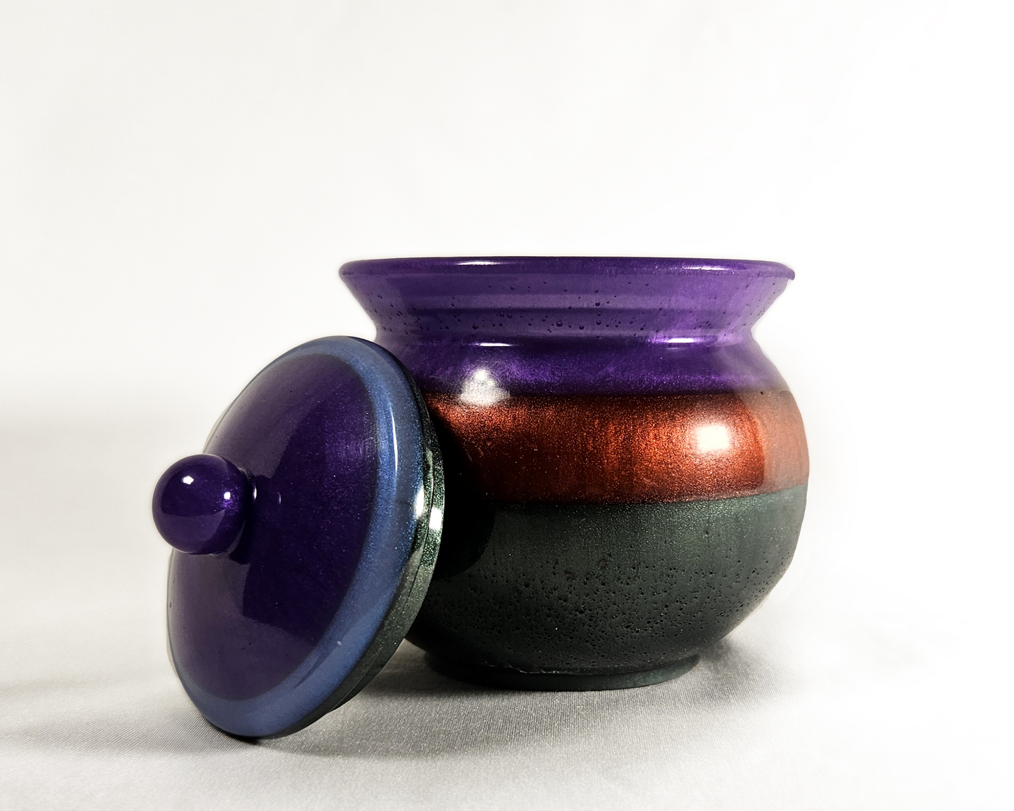 Jar Green Red, Purple