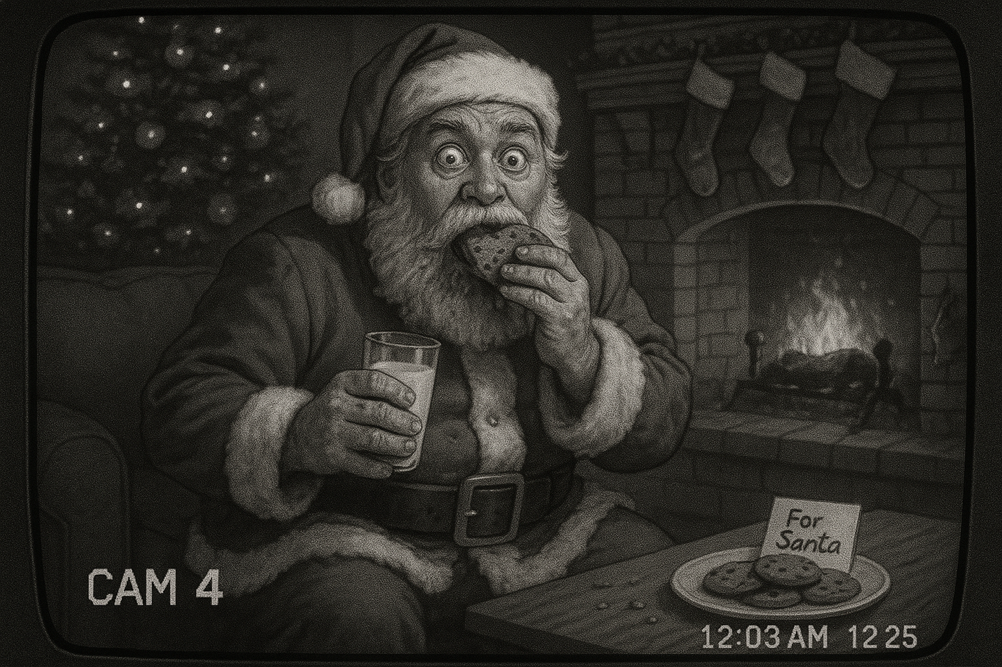 Santa Caught on Camera